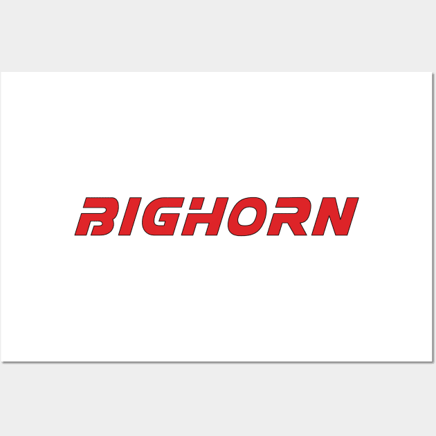 Bighorn Red Logo Wall Art by Bighorn Powersports